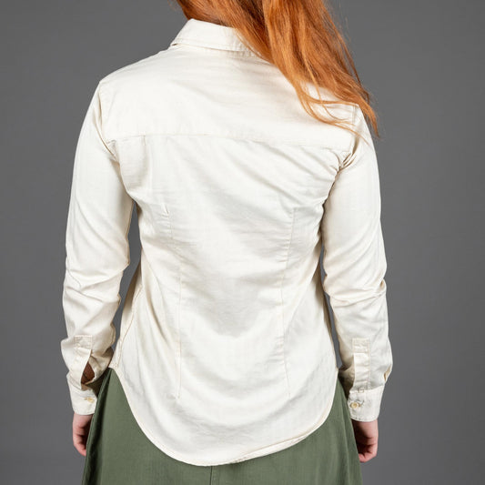 Captain Santors Women's Blouse 8802 CG413 White Cotton Blouse British Parts Luzern