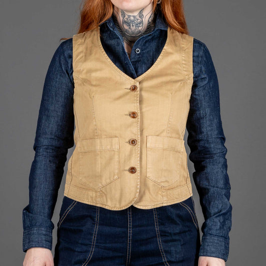 Captain SantorsWomens Sailor Vest 7702 CG511 kakiWomen's VestBritish Parts Lucerne