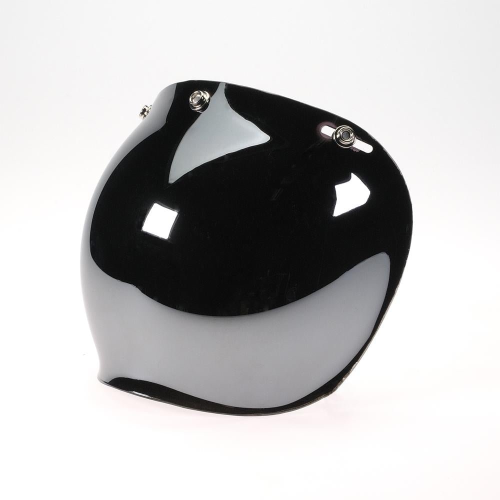 Davida Bubble visor universal with snap fasteners Chrome Helmet accessories British Parts Luzern