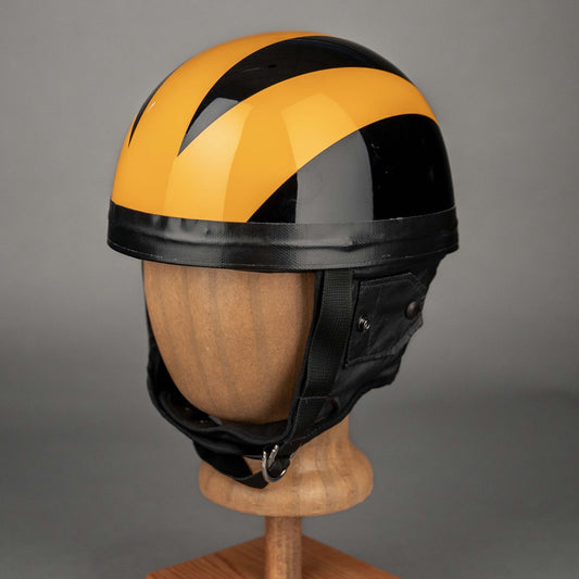 DavidaClassic Helmet Black Orange SpecialHelmetBritish Parts Lucerne