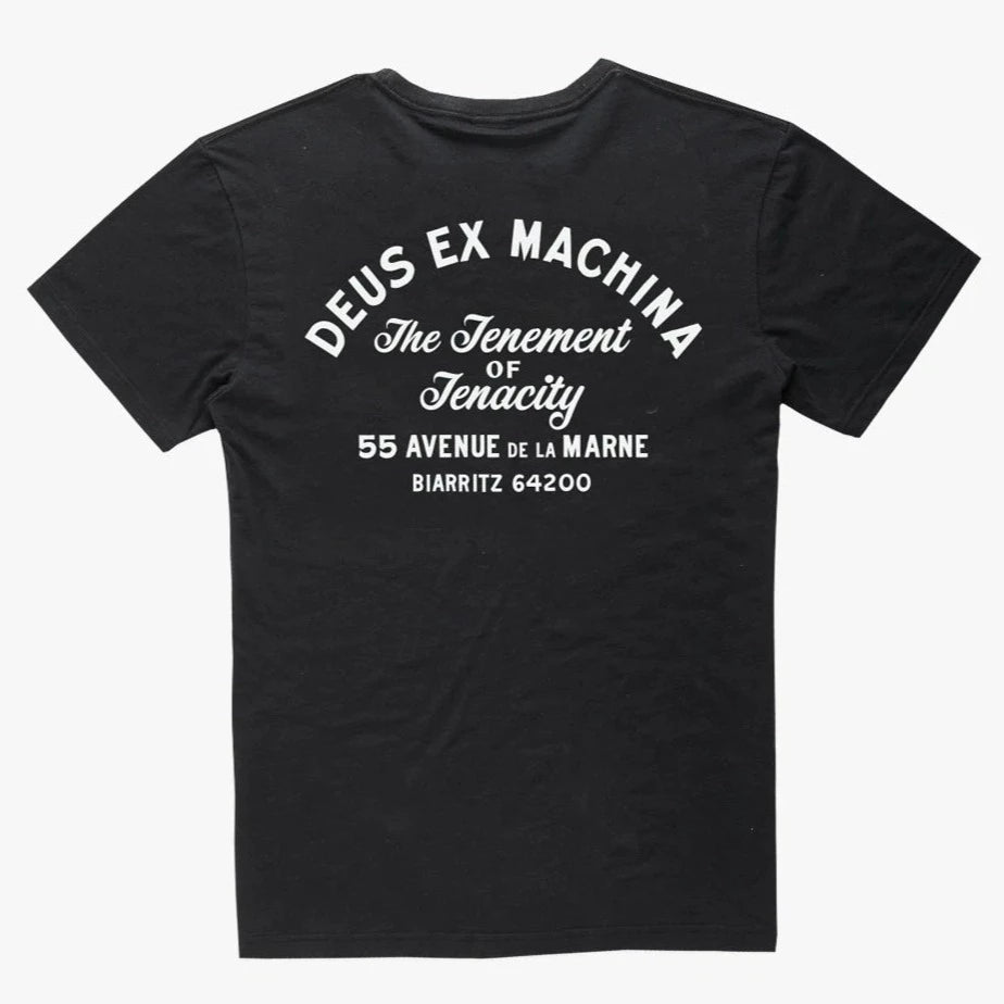 Deus Ex MachinaBiarritz Address Pocket T-Shirt blackT-ShirtBritish Parts Lucerne