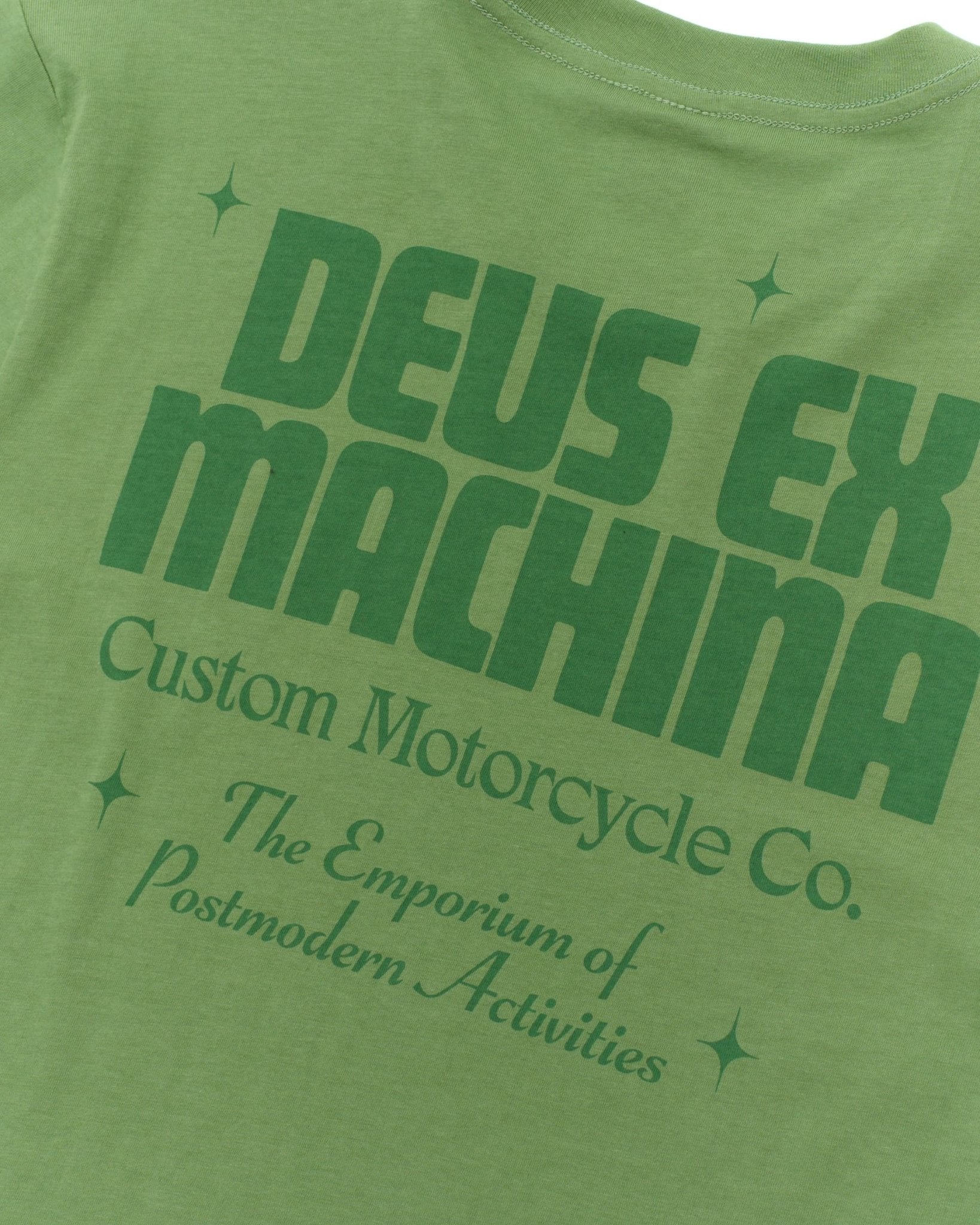 Deus Ex MachinaDrop Down T-Shirt greenT-ShirtBritish Parts Lucerne