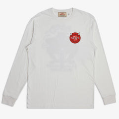 Deus Ex MachinaRiding Hot Longsleeve Shirt Vintage WhiteT-ShirtBritish Parts Lucerne