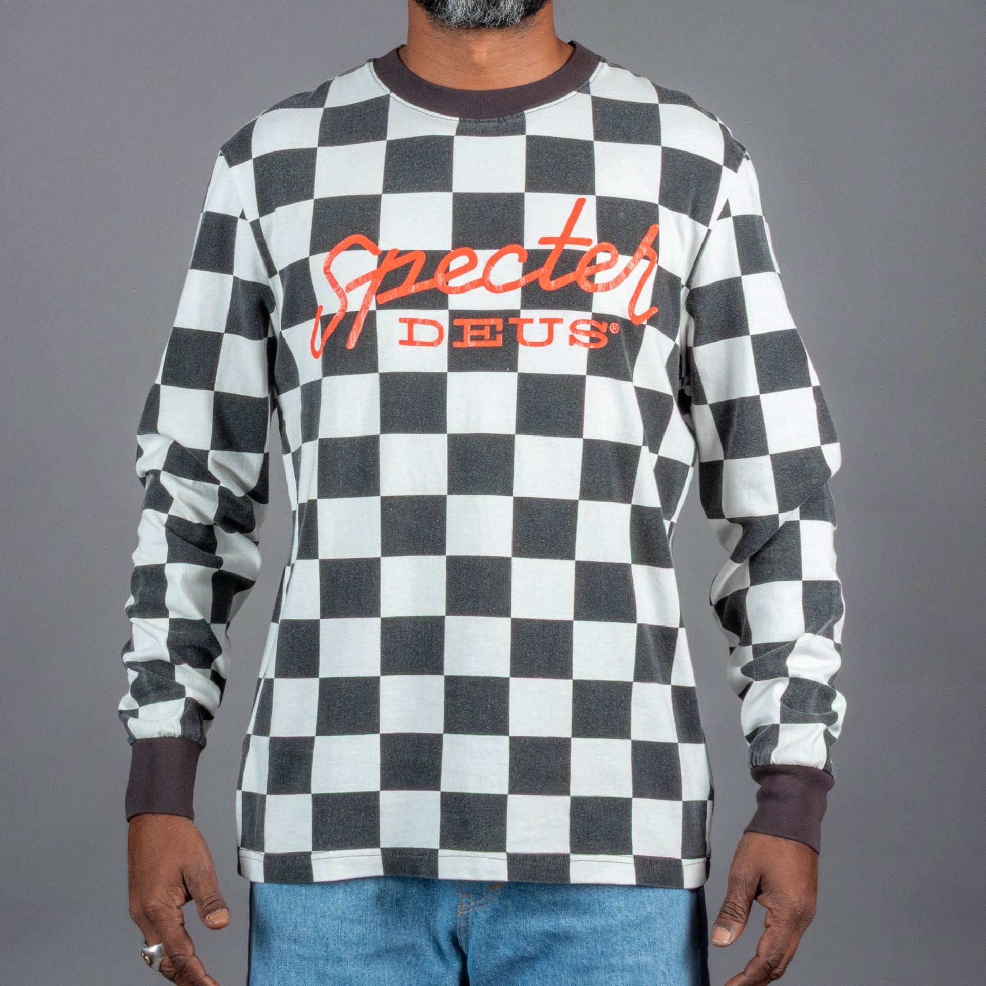 Deus Ex MachinaSpecter Longsleeve Tee Black WhiteT-ShirtBritish Parts Lucerne