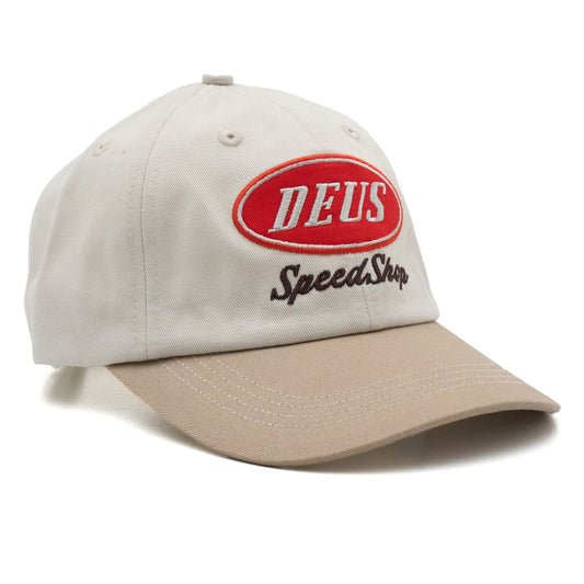 Deus Ex MachinaSpeedshop Cap Dirty WhiteCapBritish Parts Lucerne