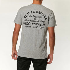 Deus Ex MachinaVenice Address Pocket T-Shirt gray mottledT-ShirtBritish Parts Lucerne