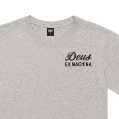 Deus Ex MachinaVenice Address Pocket T-Shirt gray mottledT-ShirtBritish Parts Lucerne