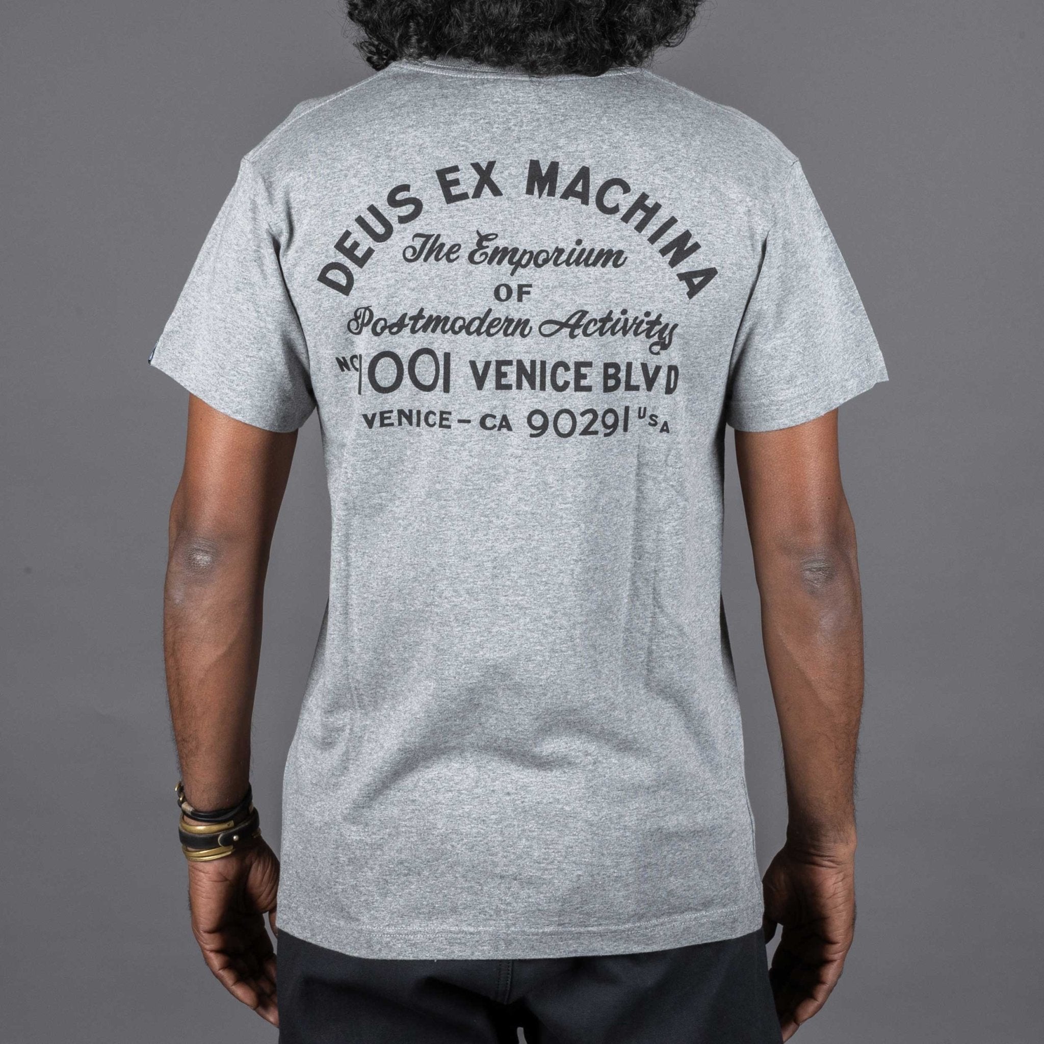 Deus Ex MachinaVenice Address Pocket T-Shirt gray mottledT-ShirtBritish Parts Lucerne