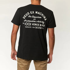 Deus Ex MachinaVenice Address Pocket T-Shirt blackT-ShirtBritish Parts Lucerne