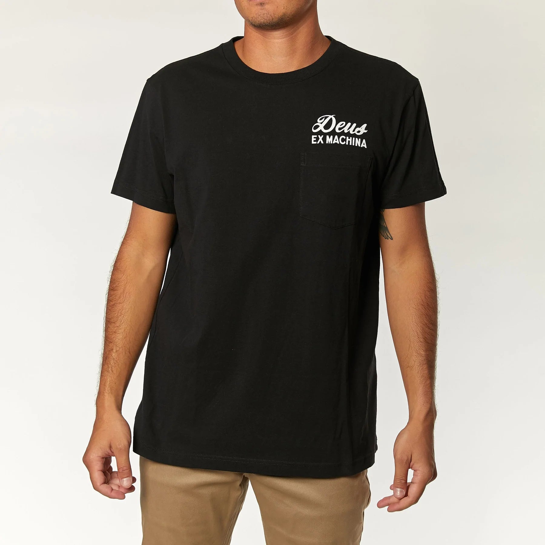 Deus Ex MachinaVenice Address Pocket T-Shirt blackT-ShirtBritish Parts Lucerne