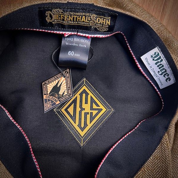 Diefenthal & Sohn1905 Big Boy Wooden BarkCapBritish Parts Lucerne