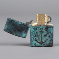 Fine jewelryZippo anchor bronze patinatedLighterBritish Parts Lucerne