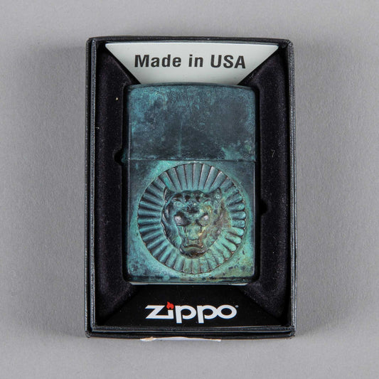Fine jewelryZippo Jaguar bronze patinatedLighterBritish Parts Lucerne