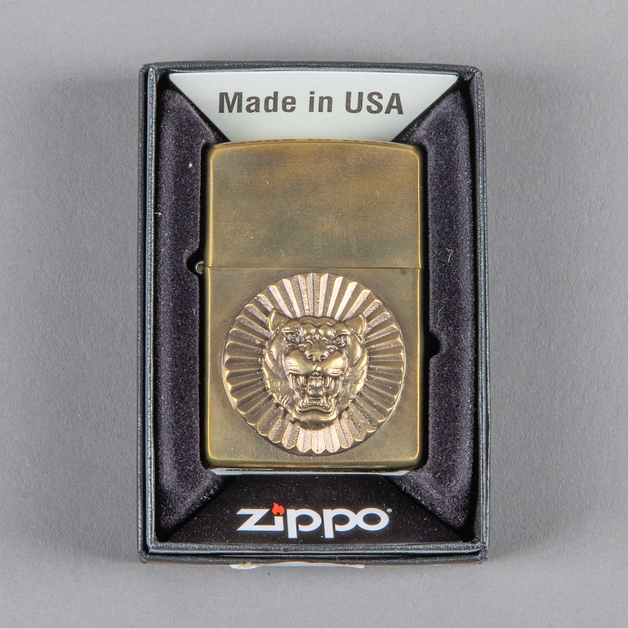 Fine jewelryZippo Jaguar BronzeLighterBritish Parts Lucerne