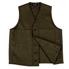 FilsonMackinaw Wool Vest Forest GreenVestsBritish Parts Lucerne