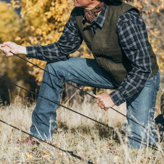 FilsonMackinaw Wool Vest Forest GreenVestsBritish Parts Lucerne