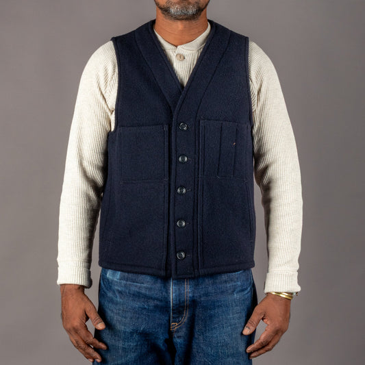 FilsonMackinaw Wool Vest NavyVestsBritish Parts Lucerne