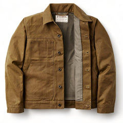 FilsonShort Lined Cruiser Jacket - Dark TanJacketsBritish Parts Luzern