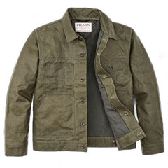 FilsonShort Lined Cruiser Jacket - Military GreenJacketsBritish Parts Luzern