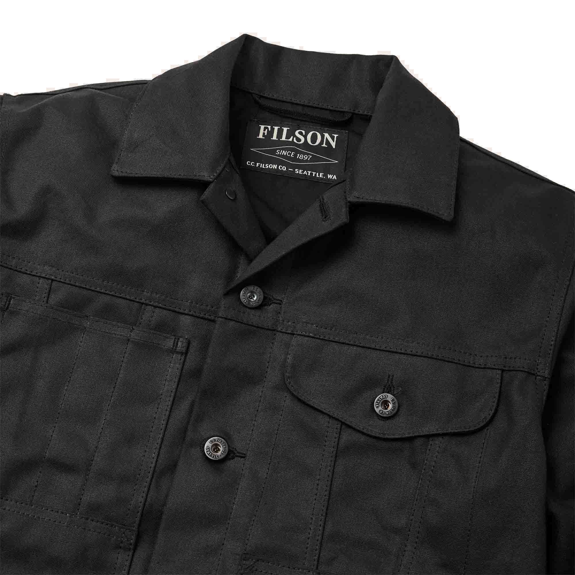 FilsonShort Lined Cruiser Jacket - BlackJacketsBritish Parts Lucerne