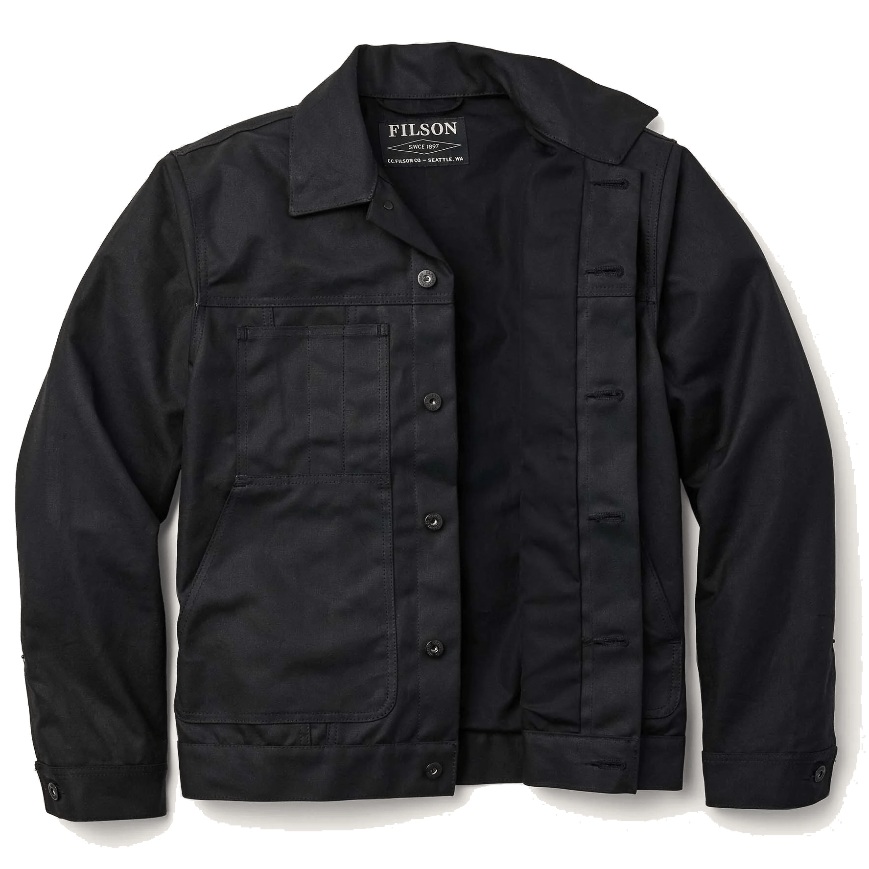 FilsonShort Lined Cruiser Jacket - BlackJacketsBritish Parts Lucerne
