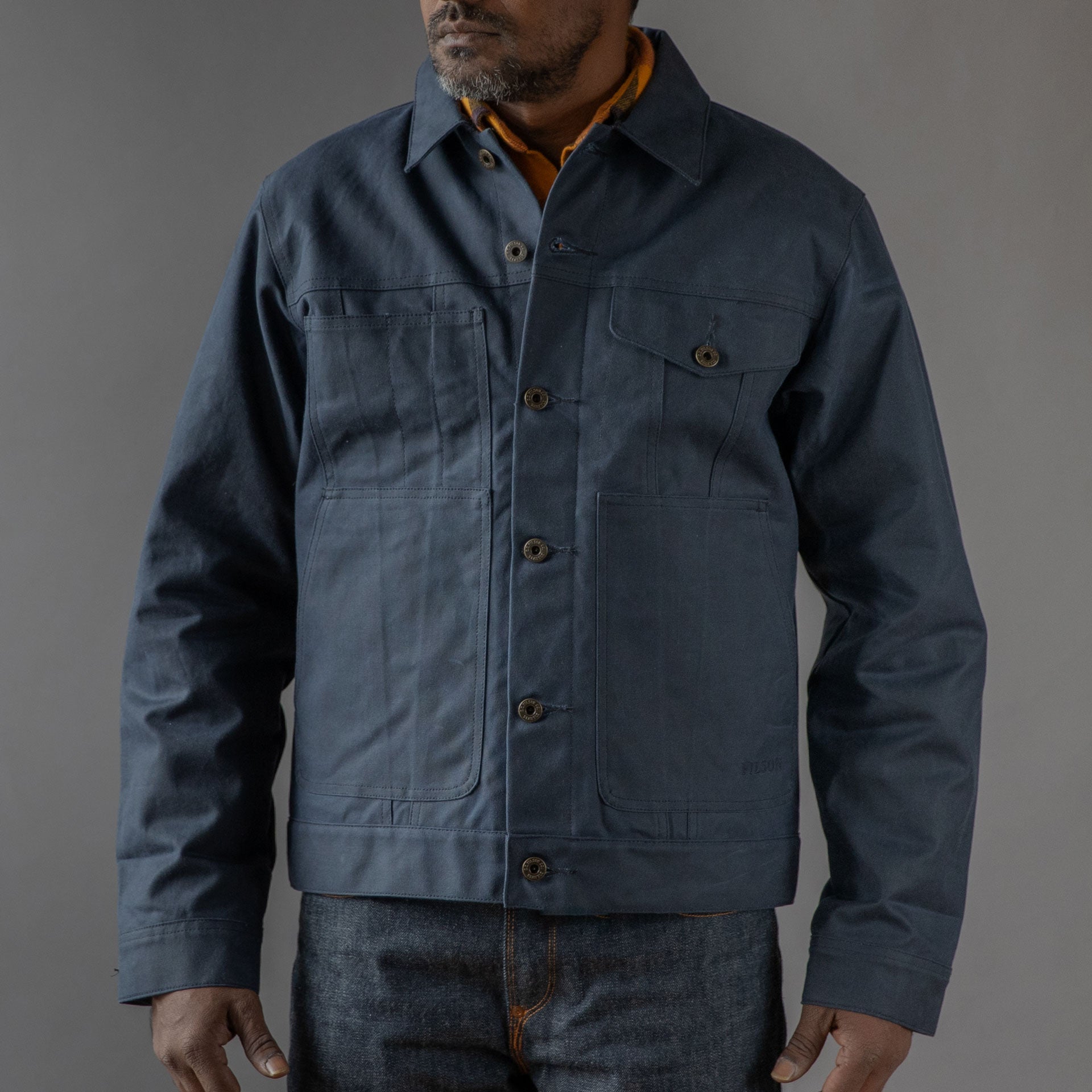 FilsonShort Lined Cruiser Jacket - Service BlueJacketsBritish Parts Lucerne
