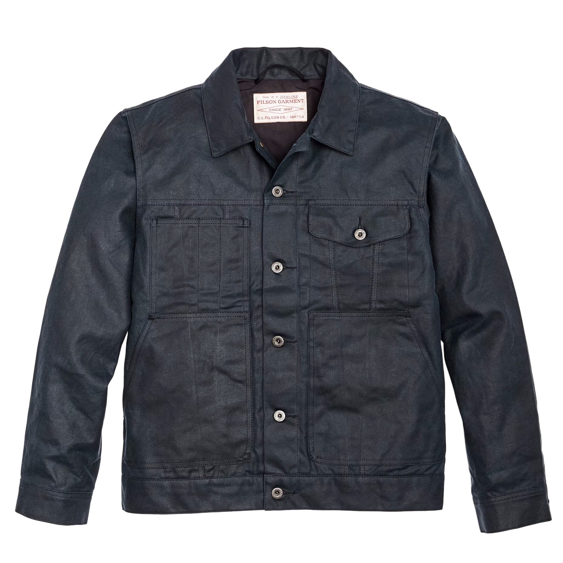 FilsonShort Lined Cruiser Jacket - Service BlueJacketsBritish Parts Lucerne