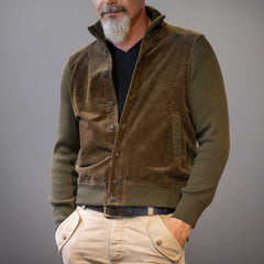 G.R.P.Buttons Jacket GreenCardiganBritish Parts Lucerne