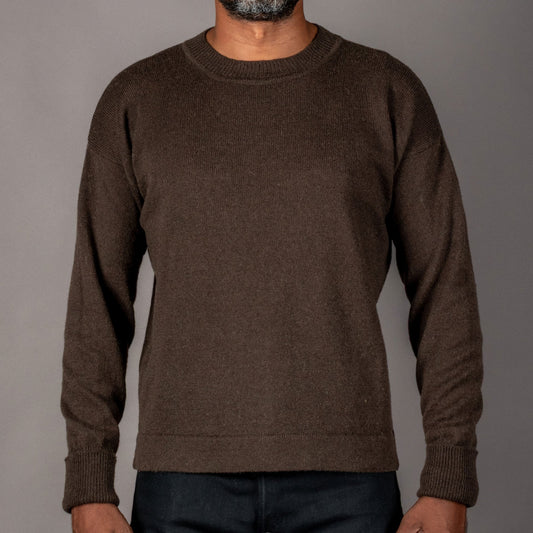 G.R.P.Crewneck CC21 BrownPulloverBritish Parts Lucerne