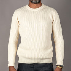 G.R.P.Crewneck CI10 EcruPulloverBritish Parts Lucerne