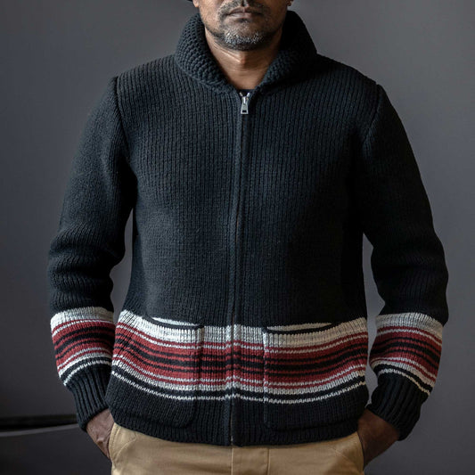 G.R.P.Folk 80 Zip JacketCardiganBritish Parts Lucerne