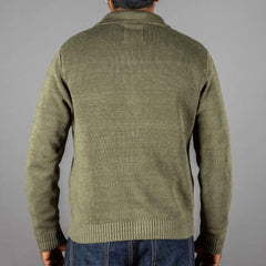 G.R.P.Max 3 linen jacket greenknitted jacketBritish Parts Lucerne