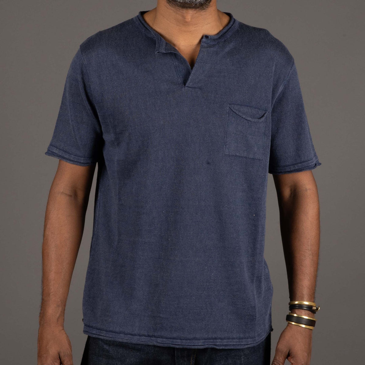 G.R.P.Neo Henley short sleeve InkT-ShirtBritish Parts Lucerne