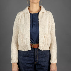 G.R.P.Women Cardigan EcruCardiganBritish Parts Lucerne