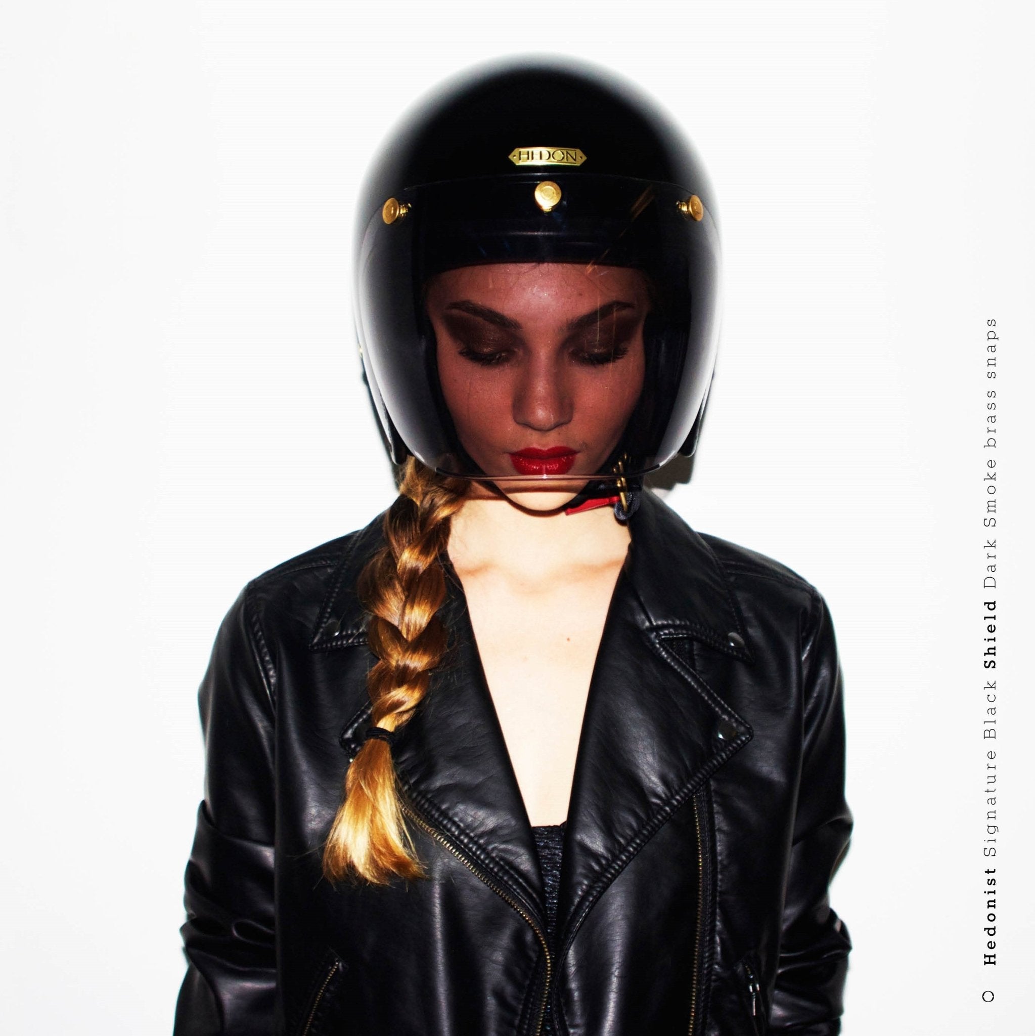 HedonHedonist motorcycle helmet Signature BlackHelmetBritish Parts Lucerne