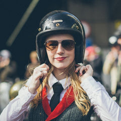 HedonHedonist motorcycle helmet Signature BlackHelmetBritish Parts Lucerne