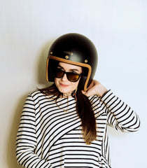 HedonHedonist Motorcycle Helmet Stable Black 22.06HelmetBritish Parts Lucerne