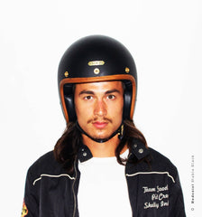 HedonHedonist Motorcycle Helmet Stable Black 22.06HelmetBritish Parts Lucerne