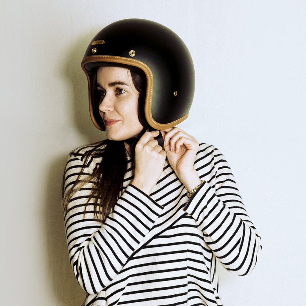 HedonHedonist motorcycle helmet Stable BlackHelmBritish Parts Lucerne