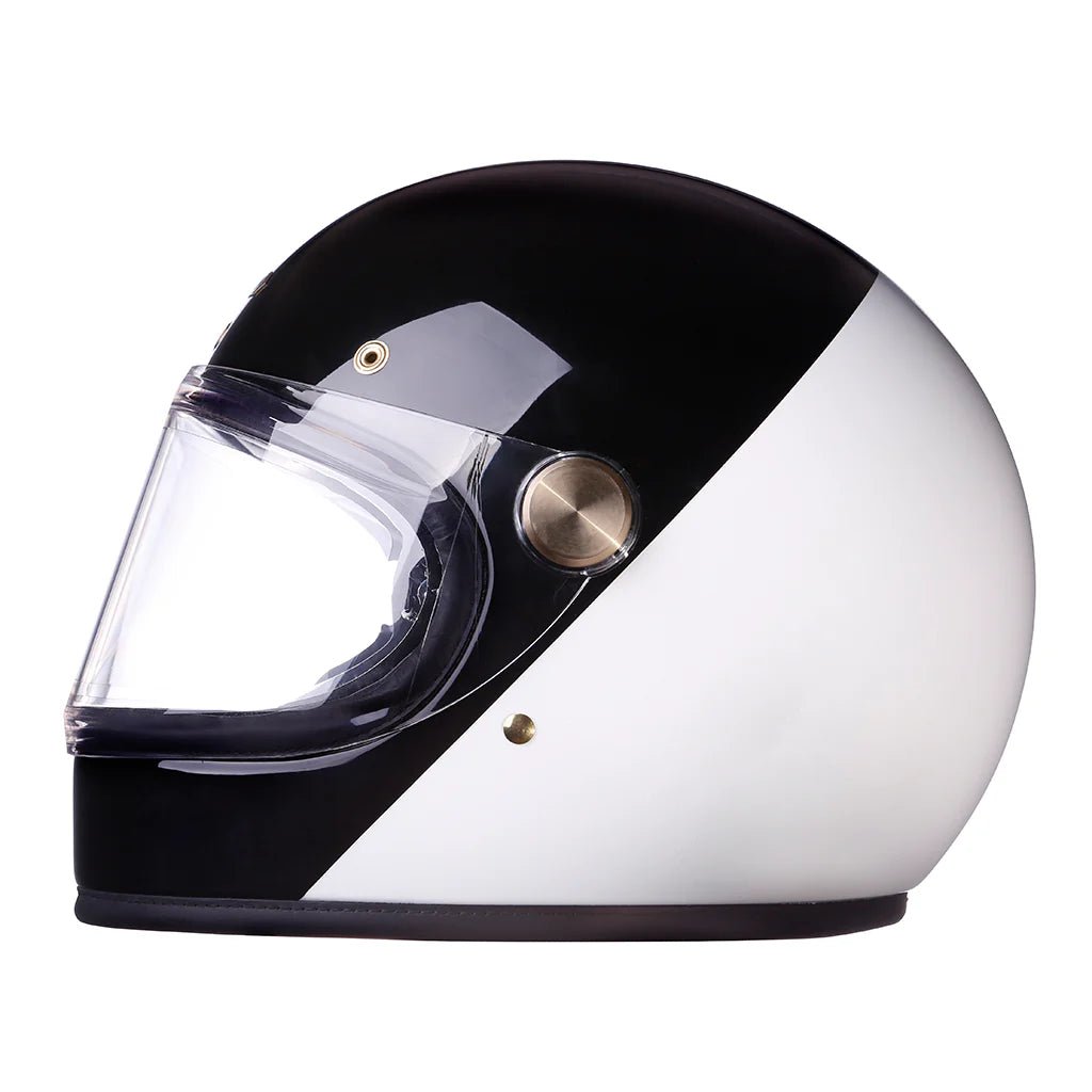 HedonHeroine Racer 2.0 motorcycle helmet Two - FaceHelmBritish Parts Lucerne