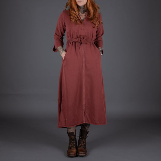 Hen's TeethWomens Dress Indaco Lyocell RustDressBritish Parts Lucerne