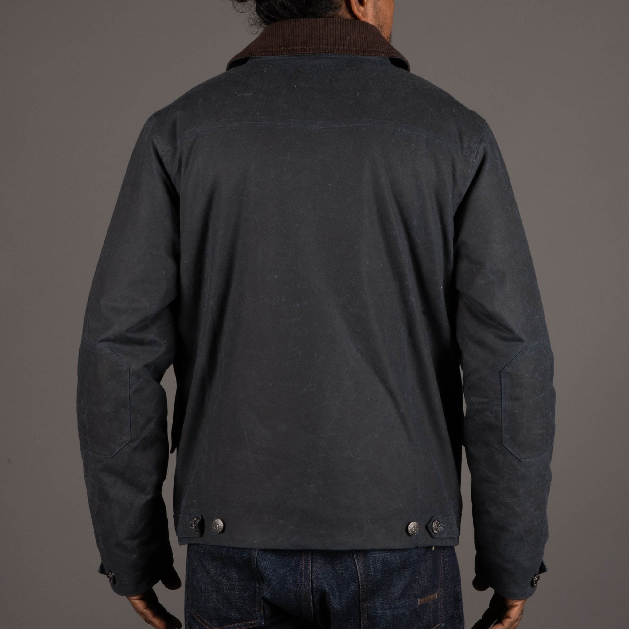Hidden AcesPollux Evo wax jacket in navy blueJacketsBritish Parts Lucerne