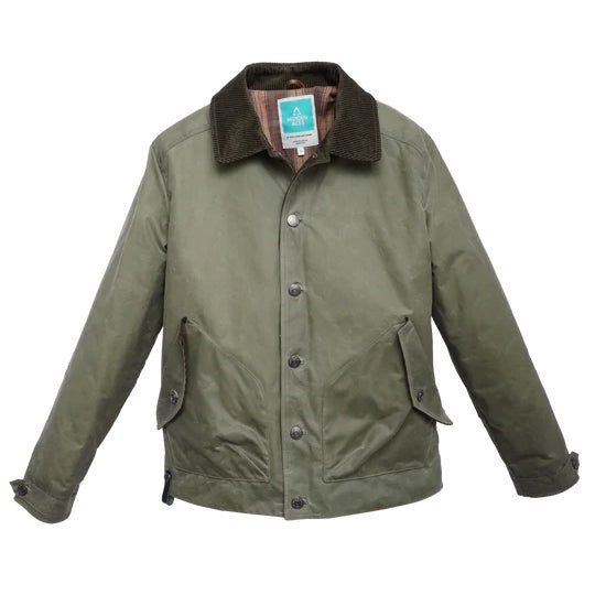 Hidden AcesPollux Padded Wax Jacket in Light MossJacketsBritish Parts Lucerne