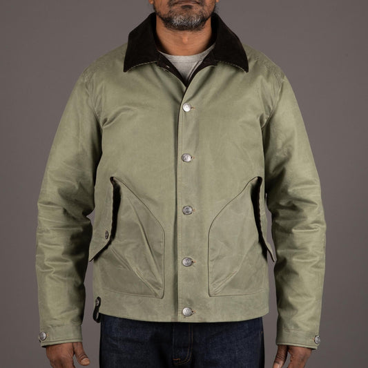 Hidden AcesPollux Padded Wax Jacket in Light MossJacketsBritish Parts Lucerne
