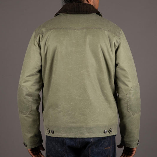 Hidden AcesPollux Padded Wax Jacket in Light MossJacketsBritish Parts Lucerne