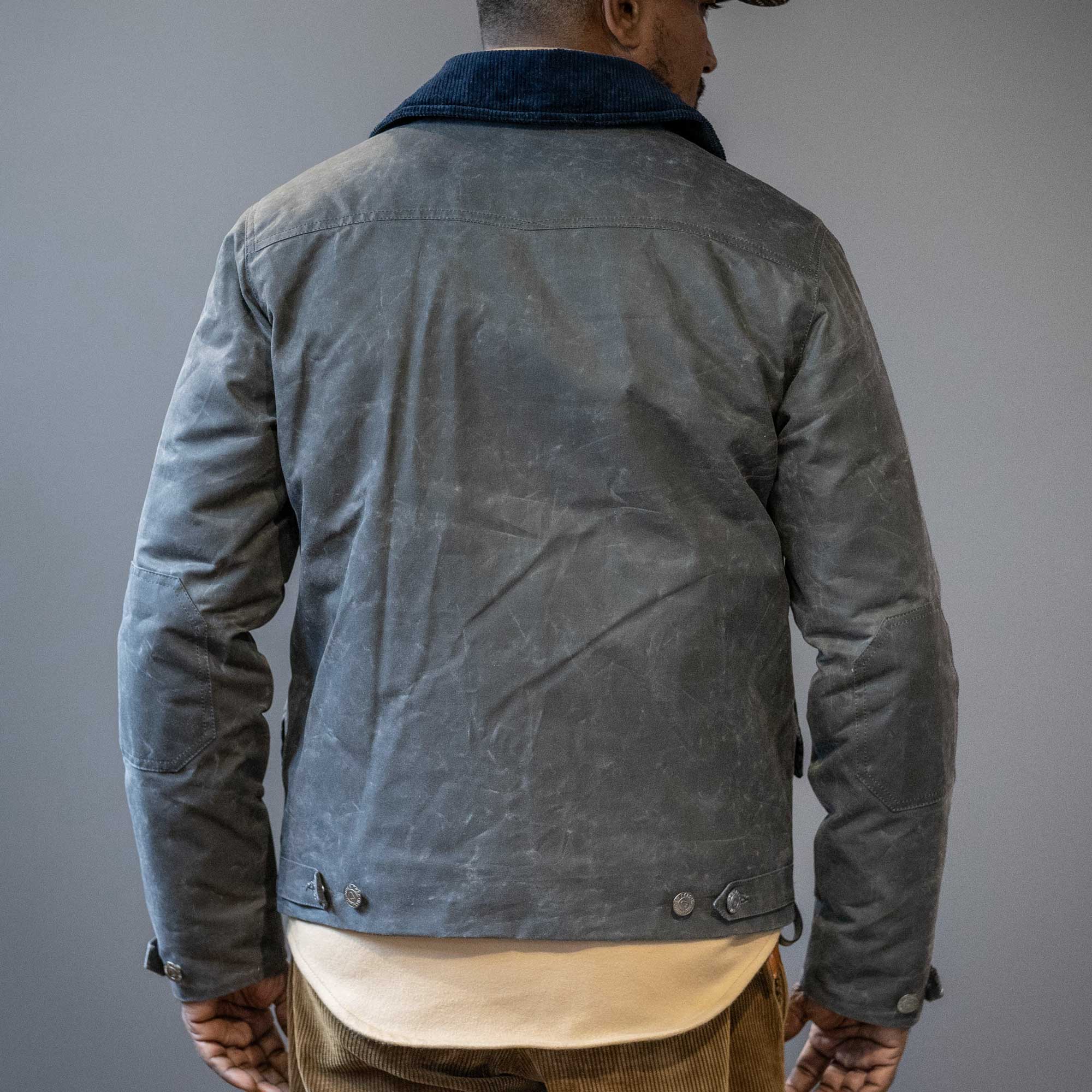 Hidden AcesPollux Padded Wax Jacket in StoneJacketsBritish Parts Lucerne