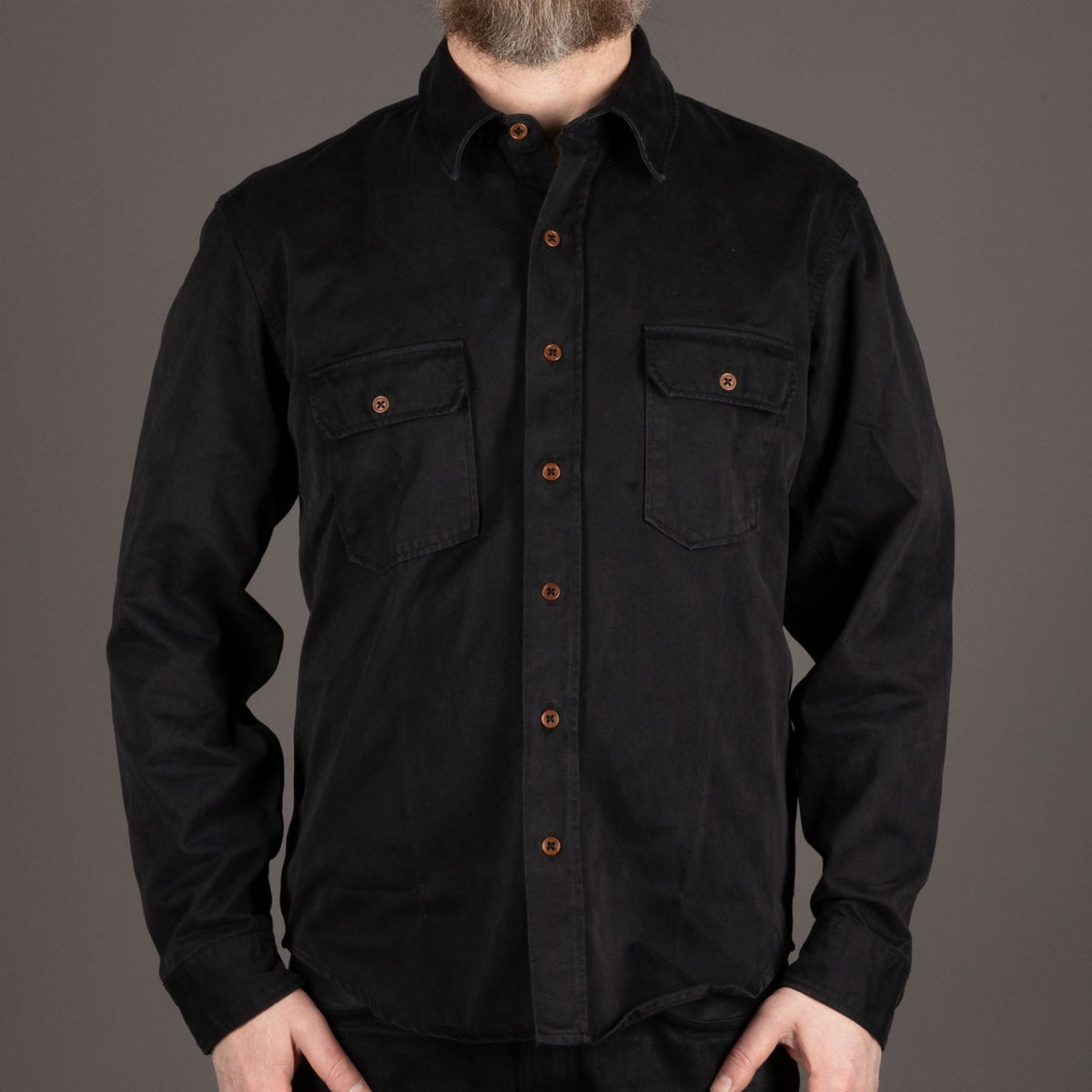 IndigoferaAlamo Shirt Marshall BlackShirtBritish Parts Lucerne