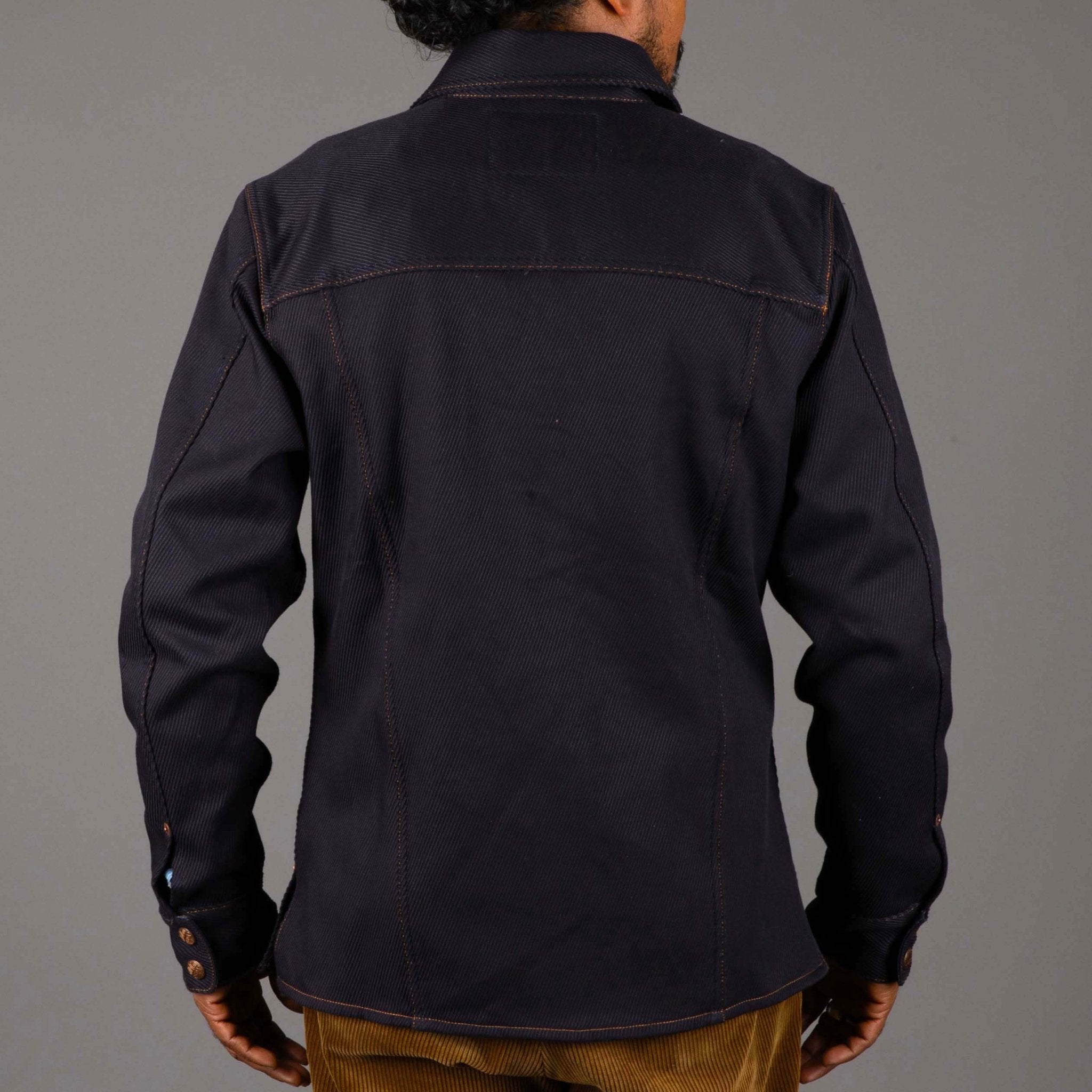 IndigoferaCopeland overshirt made from Karsey Cotton in navy blueOvershirtBritish Parts Lucerne