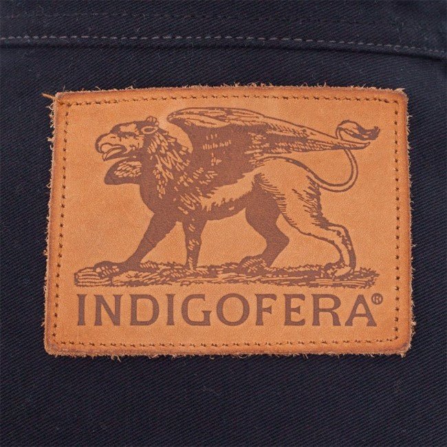 IndigoferaCopeland overshirt made from selvedge denim in gunpowder blackOvershirtBritish Parts Luzern