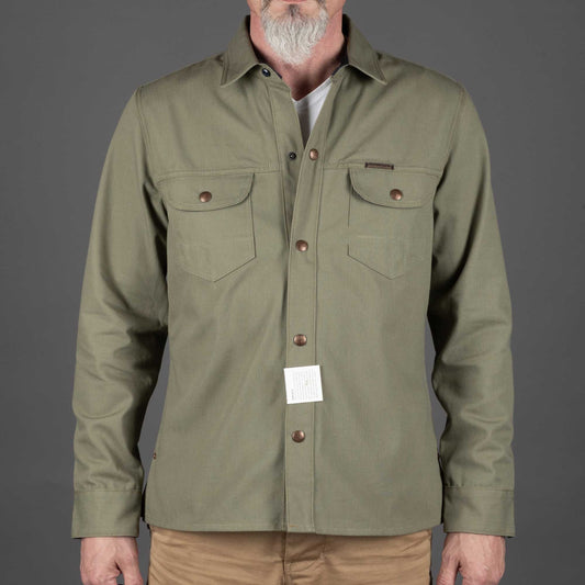 IndigoferaCopeland Overshirt from United Duck Canvas greenOvershirtBritish Parts Lucerne